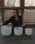 Harmony Set — 432Hz Crystal Singing Bowl Set