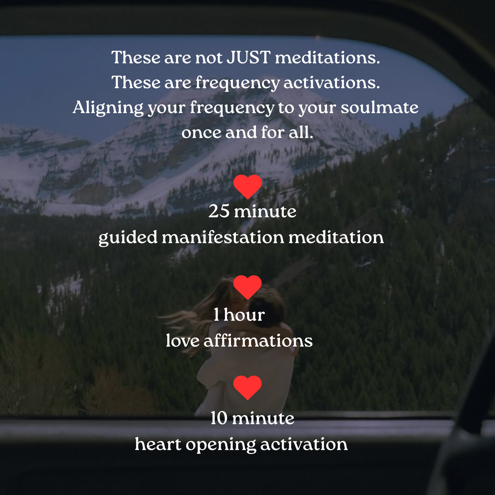 Manifest Your Soulmate Meditation Audio Bundle (3 Activations + Guide)