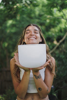 Frosted Crystal Quartz singing bowl